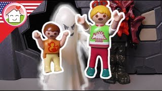 Playmobil video english The Ghost Train  The Playmobil Hauser Family kids cartoons [upl. by Dusen]