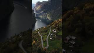 A River through beautiful Mountains Norway peace nature fjord [upl. by Faucher]