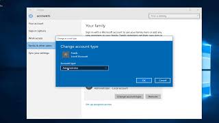 Comment changer un compte administrateur en utilisateur standard dans Windows 10 [upl. by Britte]