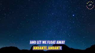 ANDANTE ANDANTE KARAOKE ABBA [upl. by Aihsenal]