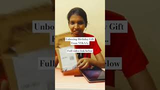 Nykaa Prive Birthday Gift 2024✨️nykaa gift shorts shortsfeed youtubeshorts [upl. by Aisila]