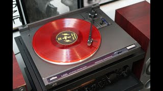 JVC LA100 Vintage Turntable with Ortofon F15O Mk2 Made in Japan [upl. by Enelaj]