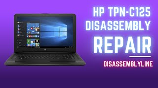 HP TPN C125 Disassembly [upl. by Adnolehs]