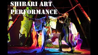 Shibari Art Show Performanse Thailand Koh Phangan Шибари Арт шоу [upl. by Foah]