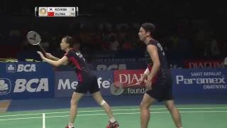 BCA Indonesia Open 2016  Badminton F M2XD  KoKim vs XuMa [upl. by Aivila93]