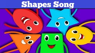 Shape Song  Nursery Rhymes  We are Shapes  Shapes Song for Kids [upl. by Nevanod]