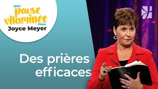 Pause vitaminée avec Joyce  Comment faire des prières efficaces   Grandir avec Dieu [upl. by Ecyned]