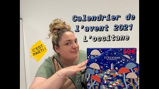 CALENDRIER DE LAVENT LOCCITANE 2021  unboxing des 24 cases [upl. by Annitsirhc]