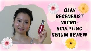 Olay Regenerist MicroSculpting Serum Review [upl. by Nohsauq143]