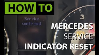 HOW TO Reset Service Indicator Hidden Menu  W203 C Class amp W463 G Wagen [upl. by Sweeney946]