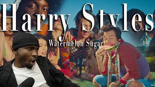 Harry Styles  Watermelon Sugar Official Video Reaction [upl. by Zelten]