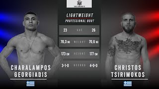 Cage Survivor 19 Charalampos Georgiadis vs Christos Tsirimokos Full Fight [upl. by Llerut]