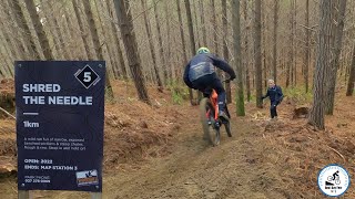 Shred the needle New Grade 5 trail at Woodhill MTB park [upl. by Alysa]