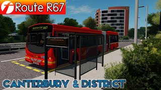 First London Wright Eclipse Fusion  Canterbury amp District route R67 [upl. by Ylurt241]