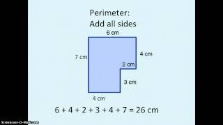 Area and Perimeter of Irregular Shapes [upl. by Nomde291]