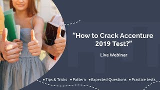 How To Crack Accenture 2019 Test [upl. by Htirehc793]