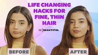 Life Changing Hacks for Fine amp Thin Hair  Hair Care Tips To Add Volume To Your Hair  Be Beautiful [upl. by Eniwtna]