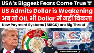 US Admits Dollar is Weakening No Oil Trade in US Dollar BRICS Payment System weakens dollar [upl. by Aneerehs697]