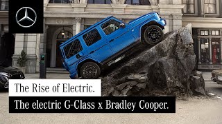 The Rise of Electric The electric GClass x Bradley Cooper [upl. by Ellevehc933]