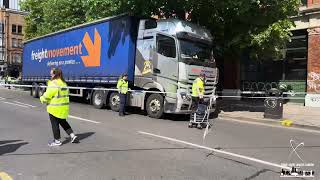 23524 Fatal Road Traffic IncidentLorry Vs PedestrianFemale 50s Deceased Cambridge Heath Rd E2 [upl. by Ahsinat]