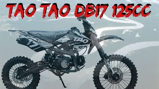 BREAKING IN TAO TAO DB17 125CC DIRT BIKE [upl. by Nebe875]