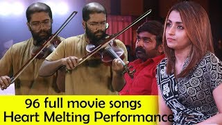 96 Full Movie Songs Live Performance by Govind Vasantha  Vijay Sethupathi  Trisha [upl. by Chlo]