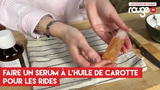 Serum ANTIÂGE à la carotte homemade  Les Astuces de Camille [upl. by Rocker388]