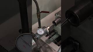 Coaxial indicator in lathe tailstock bore [upl. by Ydnar]