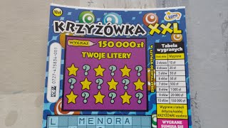 zdrapka Krzyżówka XXL 💰 z nr 16 na nr 1 🤣😲 [upl. by Nyllaf424]