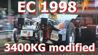 1998 tractorpulling European championship Great Eccleston 3400kg [upl. by Alekat]