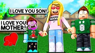 I Adopted A Monster Child  My Boyfriend Is Not Happy Roblox [upl. by Yelats]