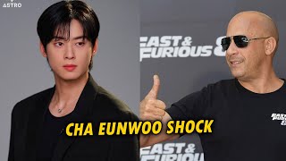 Vin Diesel Gave Cha Eunwoo an Unexpected Surprise Gift [upl. by Nomelif]