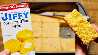 How To Make Cornbread With Jiffy Cornbread Mix [upl. by Allenrac]