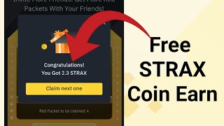 Free Strax Coin Earn  Binance Qr Code Offer  Binance Qr Code Today [upl. by Leal]