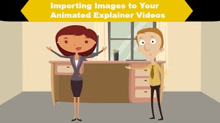 Animated Explainer Videos Tutorial Importing Images in Animaker [upl. by Joell54]