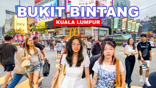 Bukit Bintang Kuala Lumpur  World Famous Shopping Street Tour 🇲🇾🛍️ [upl. by Miun]