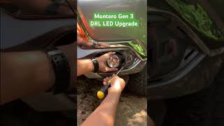 Montero Gen 3 DRL LED Upgrade [upl. by Ydniahs]