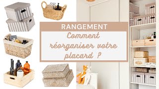 🧹RANGEMENT  Comment organiser votre PLACARD 🧹 [upl. by Nasus582]