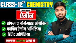 महत्वपूर्ण अभिक्रियाएं  ऐमीन  Class 12 Chemistry [upl. by Nitin]