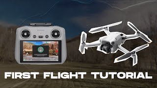 First Flight Tutorial for Beginners  DJI Mini 4 Pro [upl. by Nnyltiac571]