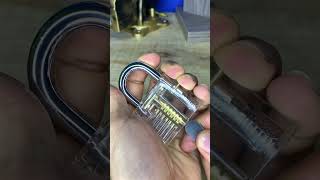 Cómo abrir un candado 🔐🔥 How to open a padlock 🔐🔥 hack ideas craft creative machine [upl. by Cissy]