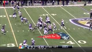 Ed Reed Lays Out Two New England Patriots [upl. by Enelrihs]