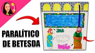 Jesús sana al Paralítico de Betesda Manualidad [upl. by Letsyrc]