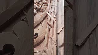 Wood bevel planing process Good tools and machinery can increase work efficiency [upl. by Hsaka]