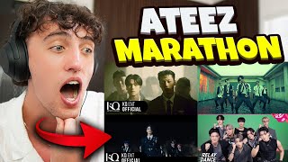 ATEEZ Marathon Wonderland Inception The Real Bouncy Performance  REACTION [upl. by Peace39]