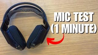 Logitech G733 Microphone Test 1 Minute [upl. by Selry]