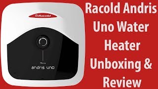 Racold Andris Uno 15 Liter Water Heater Unboxing and Review [upl. by Fallon471]