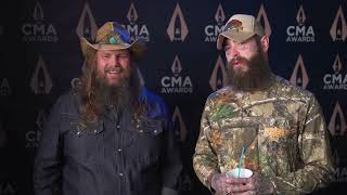 Post Malone and Chris Stapleton on How They Met Writing Together and 2024 CMA Awards Interview [upl. by Leoine]