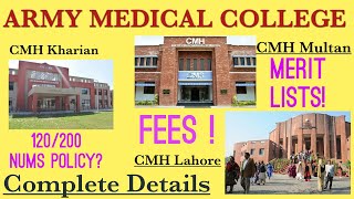 CMH LahoreCMH MultanCMH KharainArmy Medical CollegeComplete Guide ✓ educationandhappiness [upl. by Nodyl35]