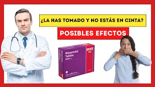 💊¿Qué Pasa si Tomo MISOPROSTOL sin Estar Embarazada [upl. by Antrim]